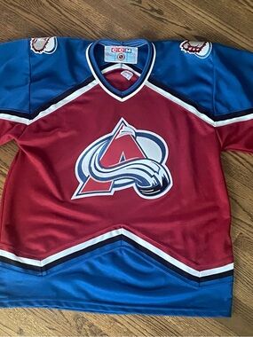 Vintage 90’s CCM Avalanche Hockey Jersey